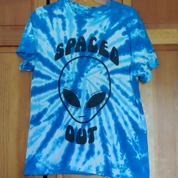 Tie dye Spaced Out tshirt - Picture 1 of 1